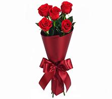 Букет 5 Красных роз Эдлесс Лав в Яковлево