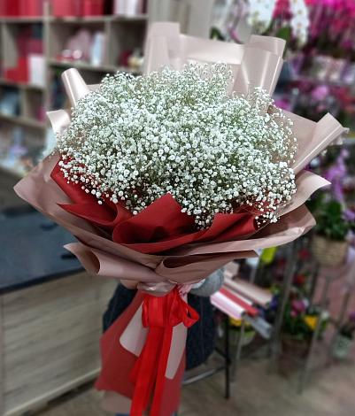 Букет цветов из: Гипсофила в Яковлево