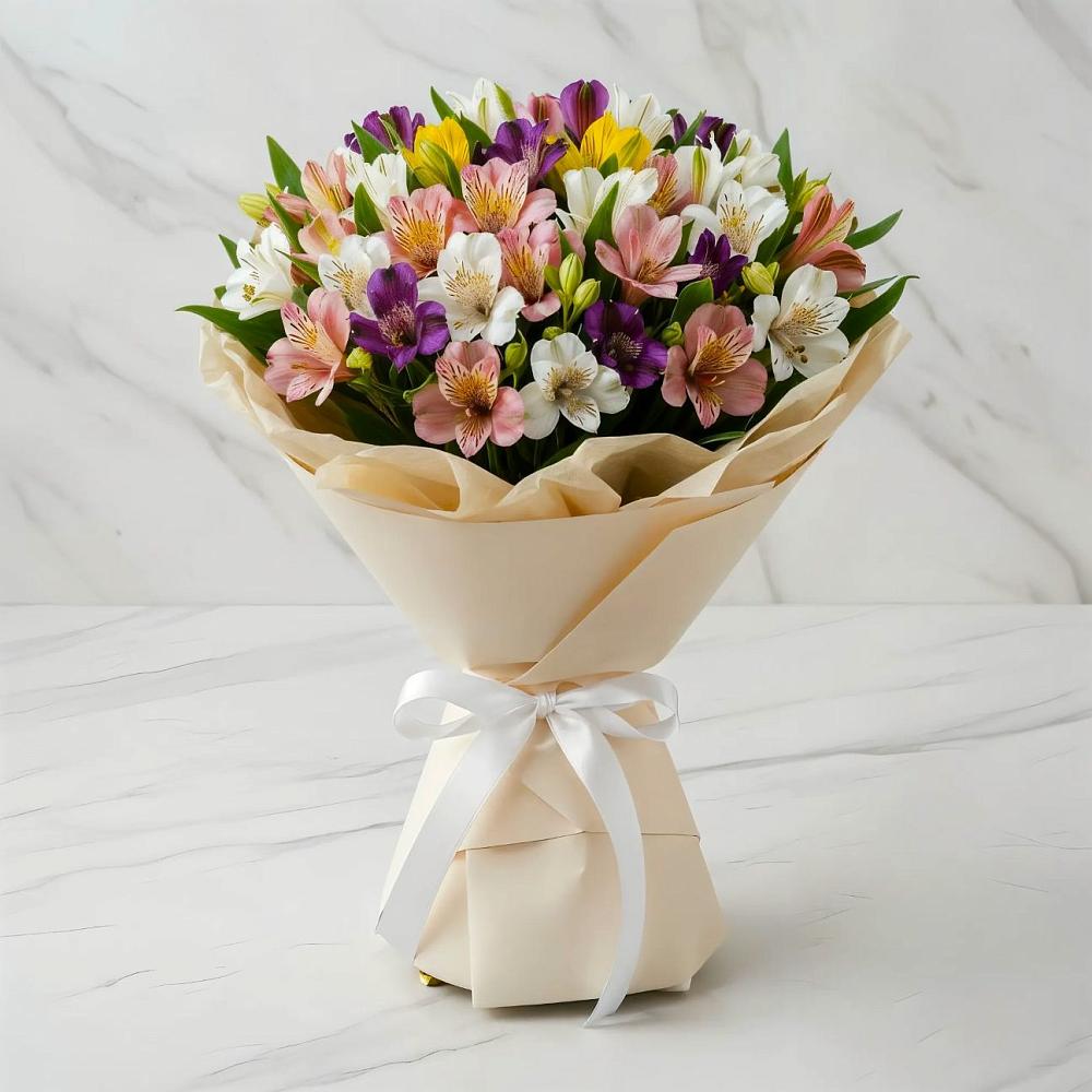 Букет цветов из: Альстромерии в Яковлево