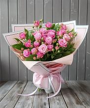 Букет Розовый кустик в Яковлево