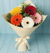 Букет цветов из:  Герберы в Яковлево