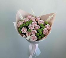 Букет цветов из:  Розы и Хризантемы в Яковлево