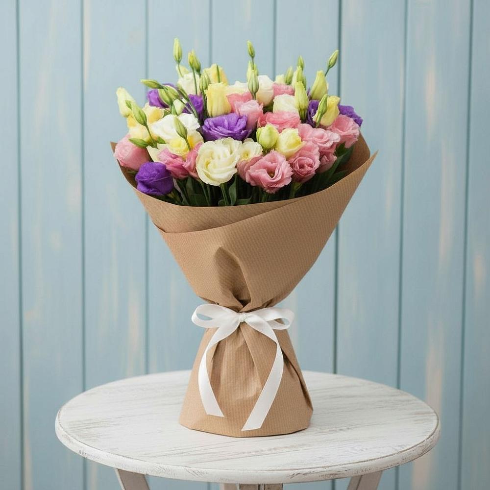 Букет цветов из: Лизиантусы в Яковлево