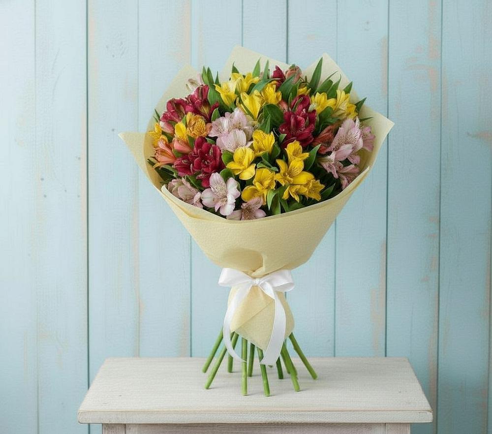 Букет цветов из: Альстромерии в Яковлево
